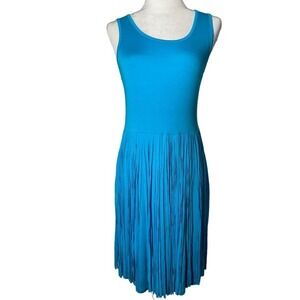 Spense Cool Aqua Blue Sleeveless Dress - Size Small